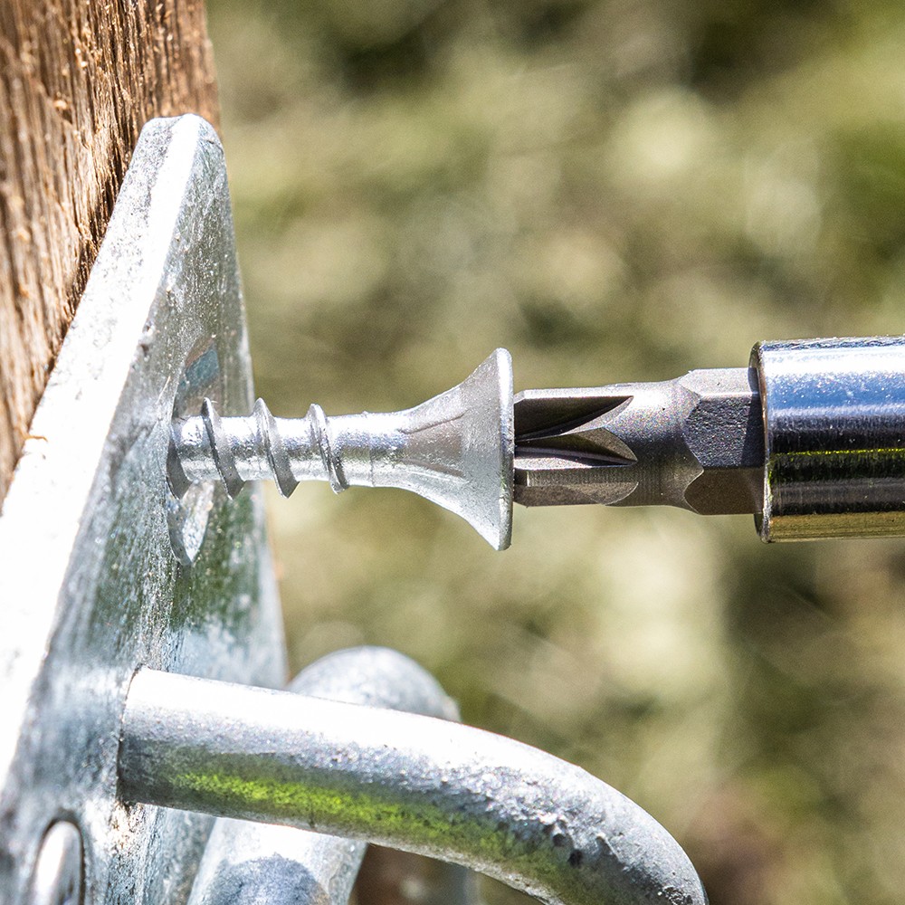 Timco C2 Exterior Strong-Fix Mixed Grab Pack Double Countersunk Woodscrews Pozi 600 Piece Silver