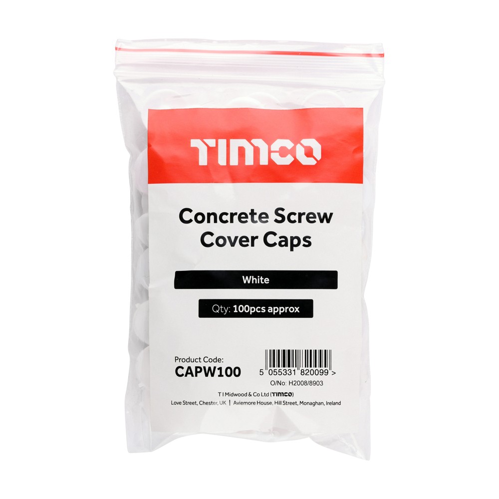 Timco Concrete Screw Cover Caps