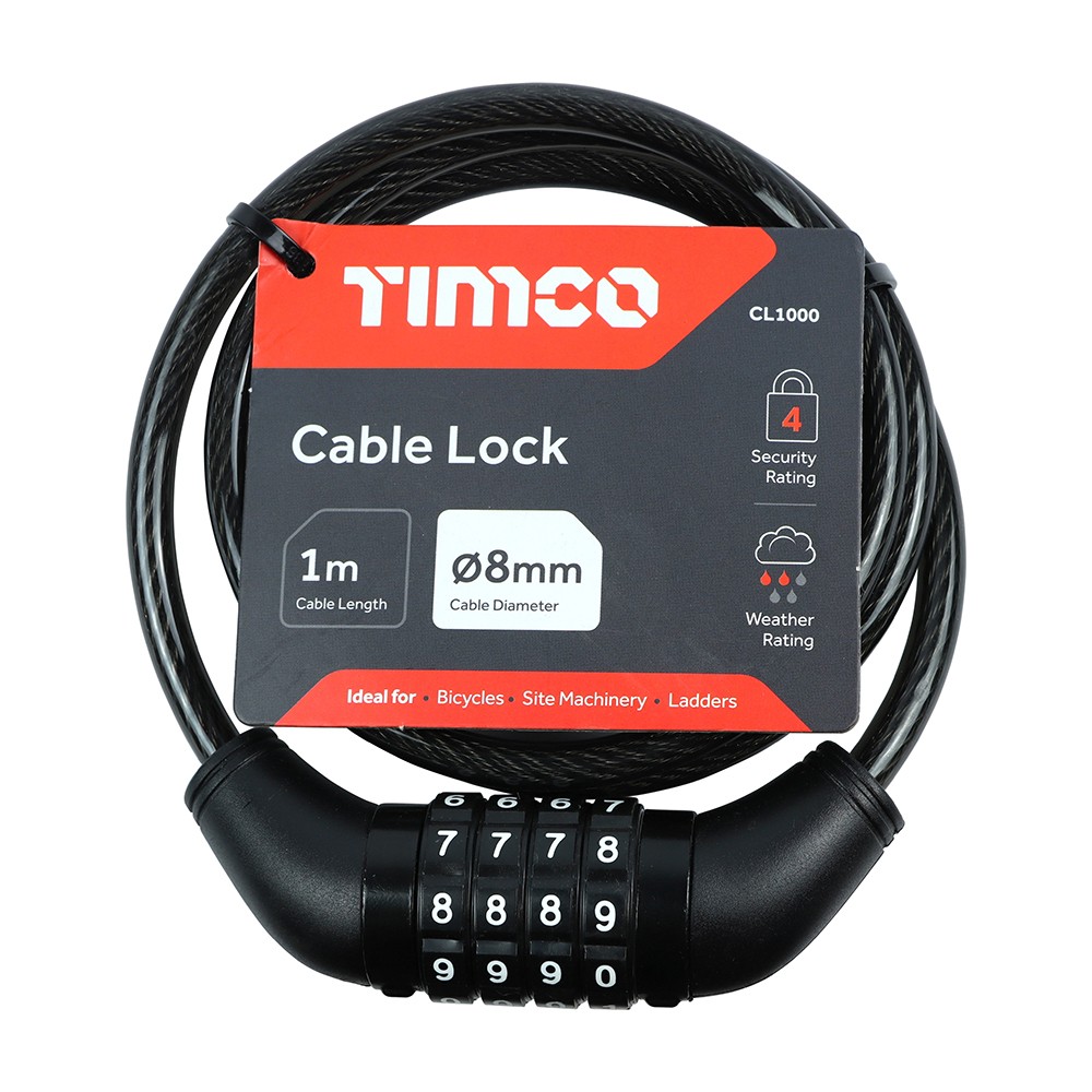 Timco Combination Cable Lock