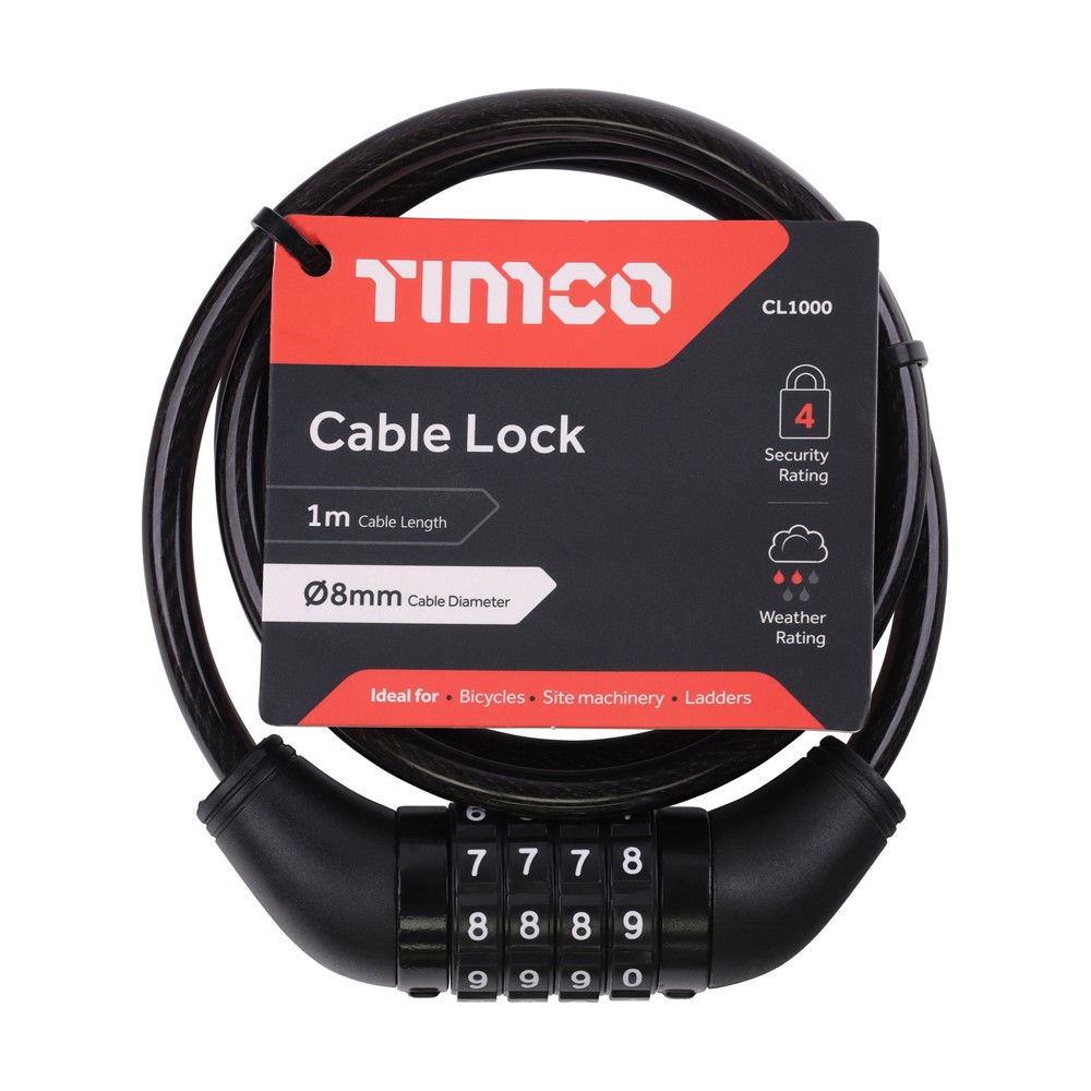 Timco Combination Cable Lock
