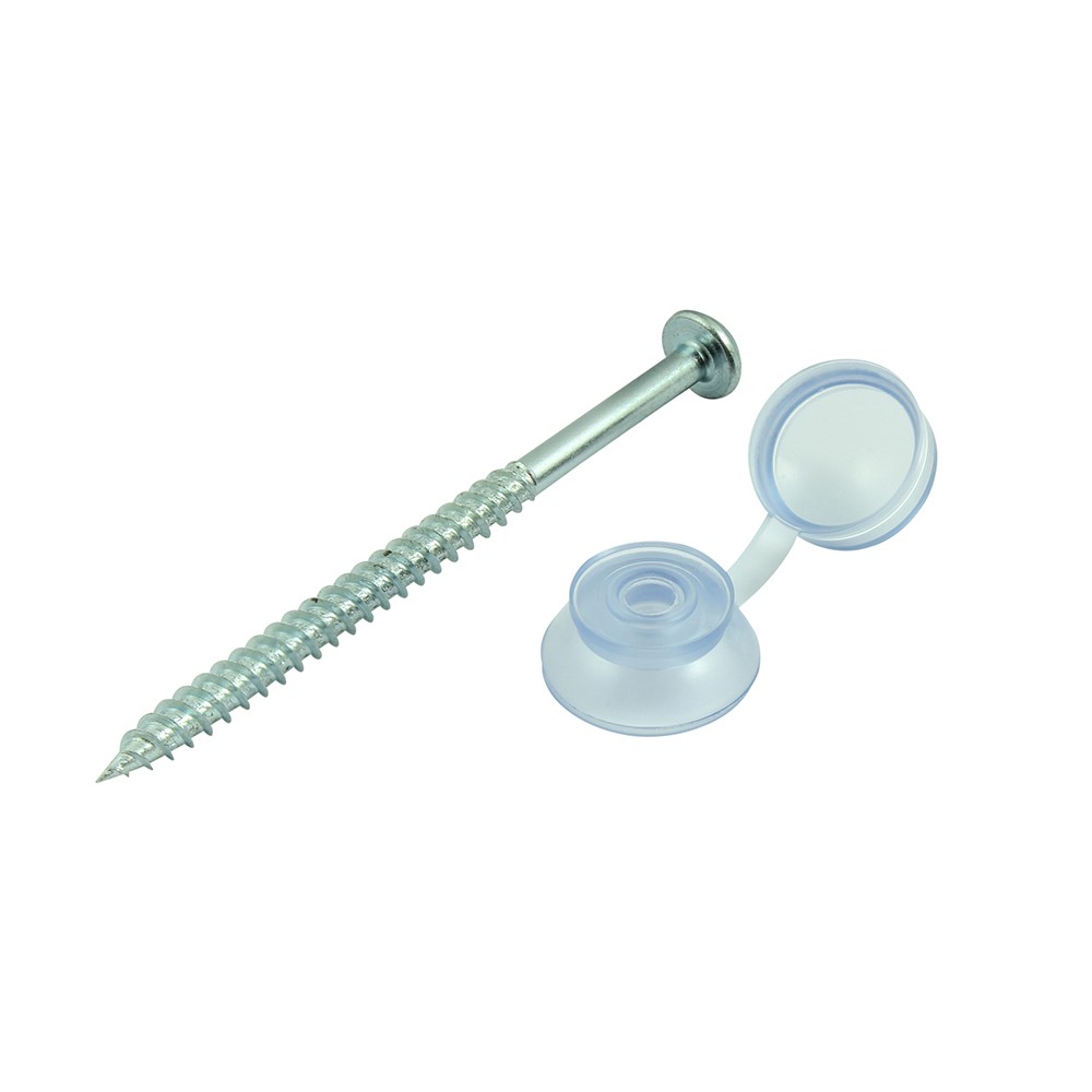 Timco Corrugated Sheet Fixings 10 x 30mm - Clear