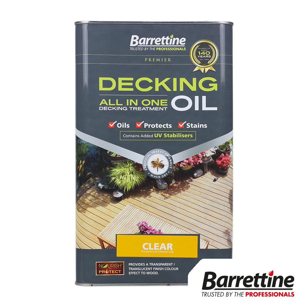 Timco Decking Oil All In One 5L - Clear