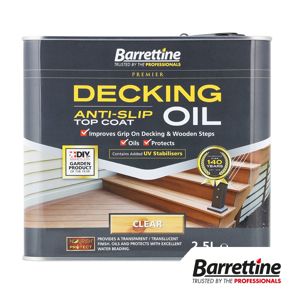 Timco Decking Oil Anti-Slip 2.5L - Clear