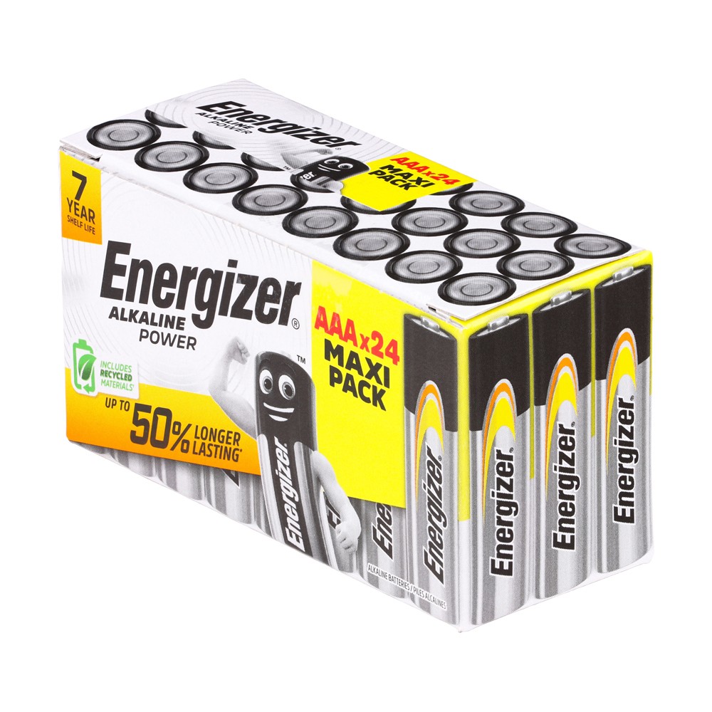 Timco Energizer Alkaline Power Battery AAA - Value Home 24 Pack