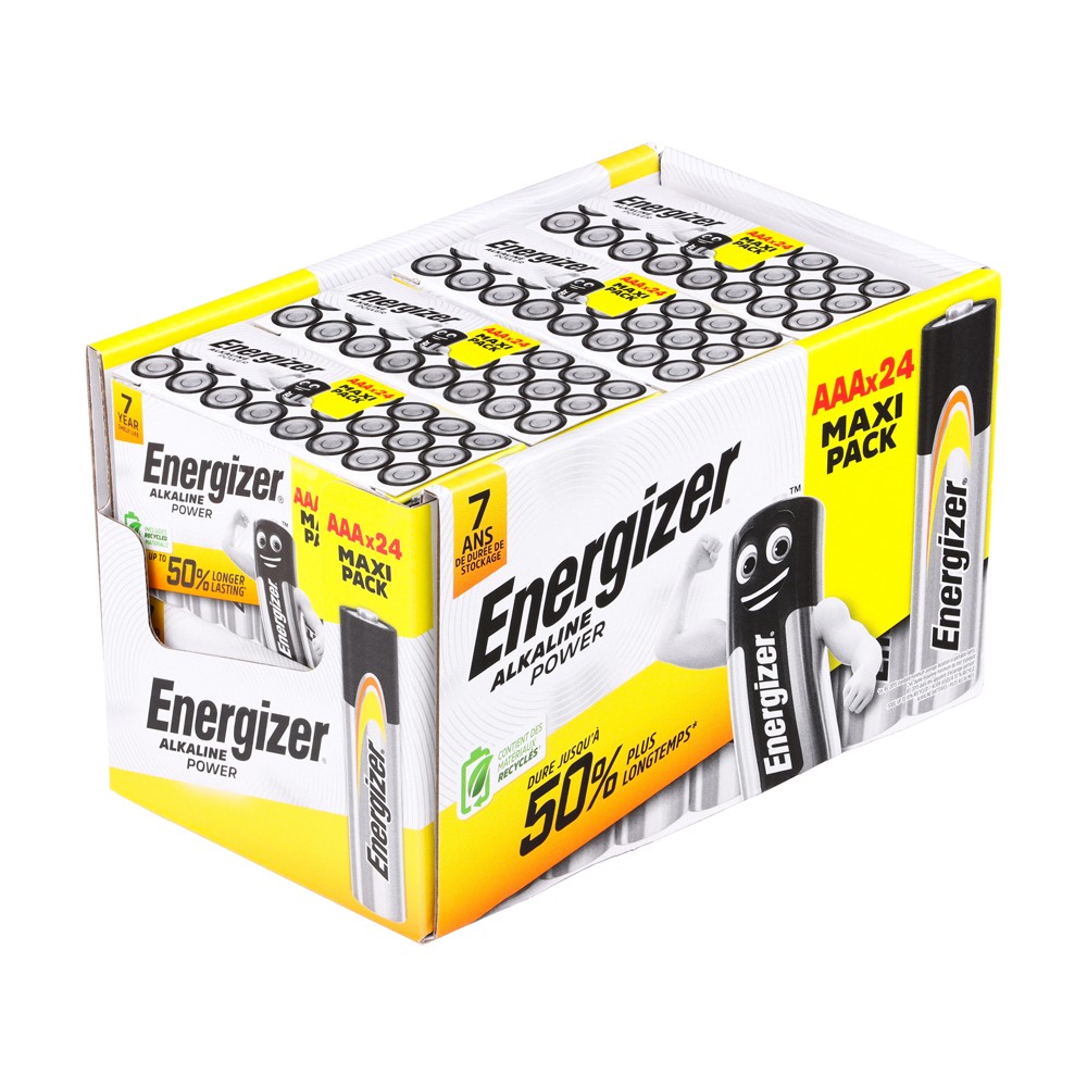 Timco Energizer Alkaline Power Battery AAA - Value Home 24 Pack