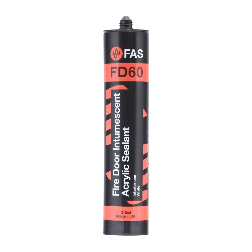 Timco Fire Door Intumescent Acrylic Sealant 310ml - White