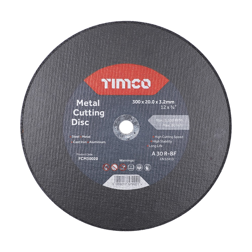 Timco Bonded Abrasive Discs 300mm 25 pack