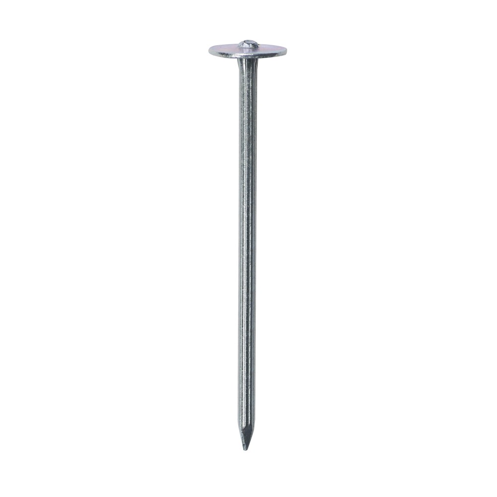 Timco Masonry Mickey Nails Fixed Washer Zinc - 100 Pack