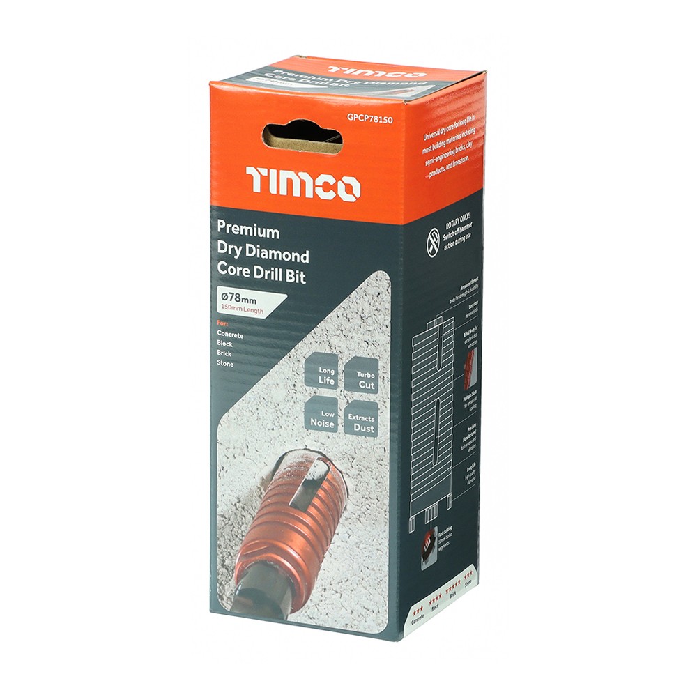 Timco Premium Dry Diamond Core Drill Bit