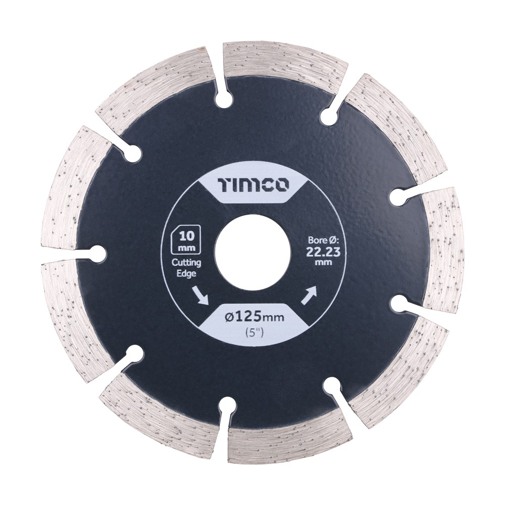 Timco Premium Diamond Blade 125 x 22.2mm Segmented