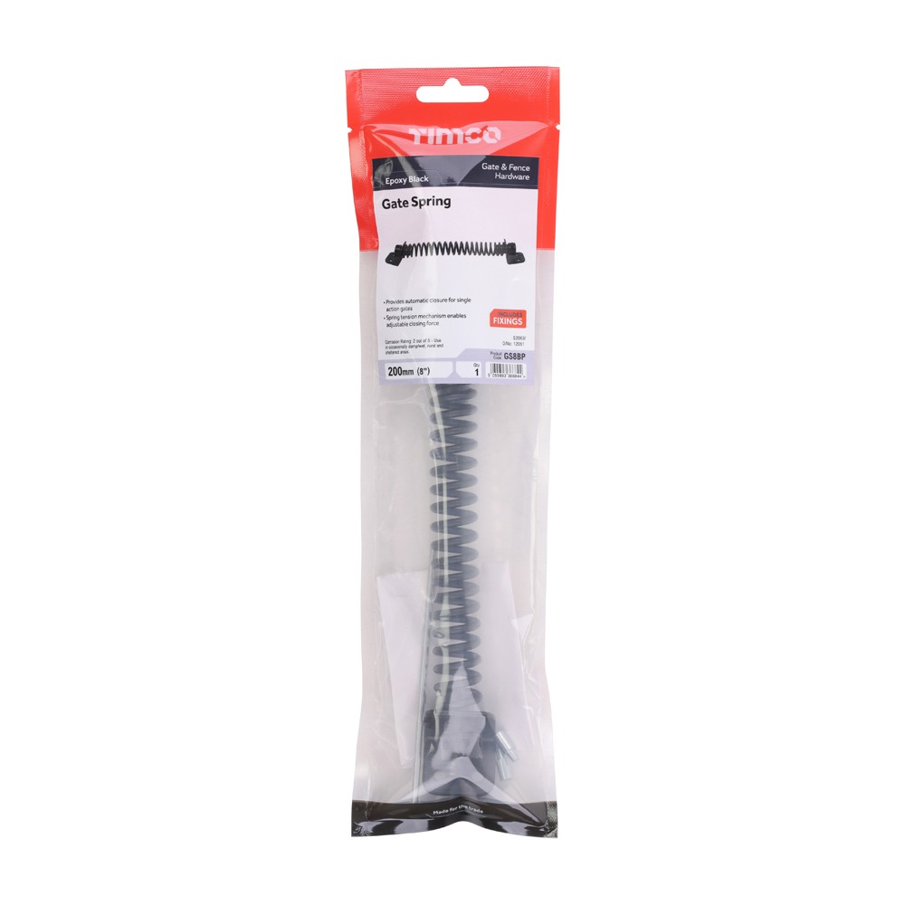 Timco Gate Spring - Black
