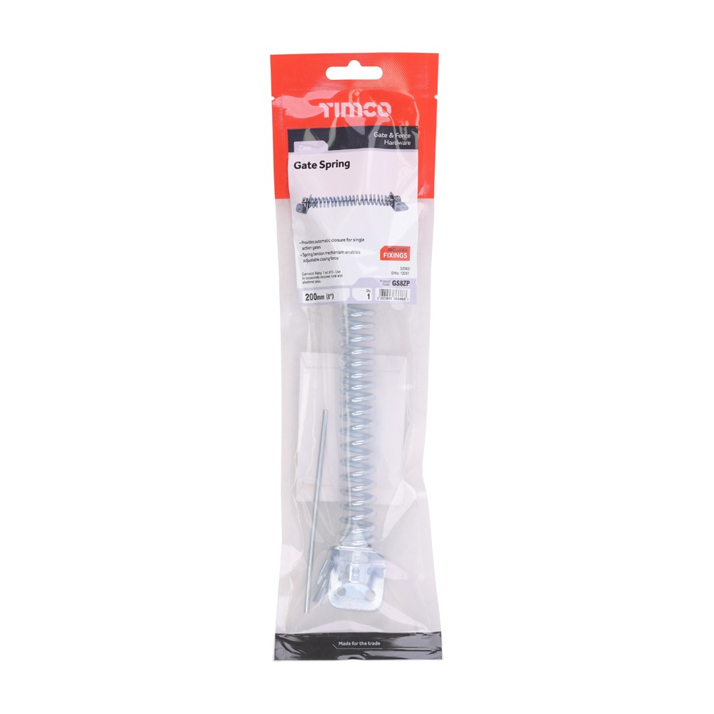 Timco Gate Spring - Zinc