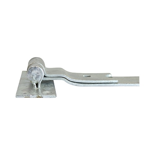 Timco Pair of Cranked Band & Hook On Plates - Hot Dipped Galvanised