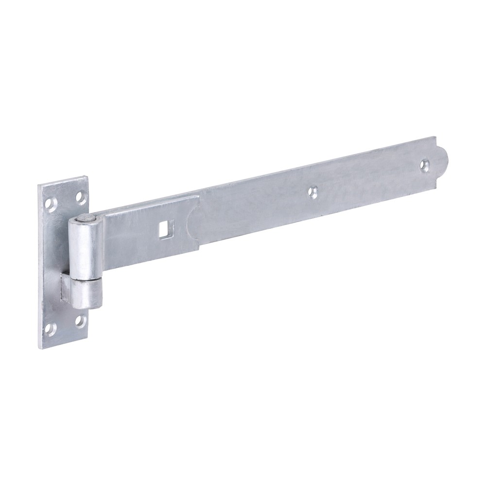 Timco Pair of Straight Band & Hook On Plates - Hot Dipped Galvanised