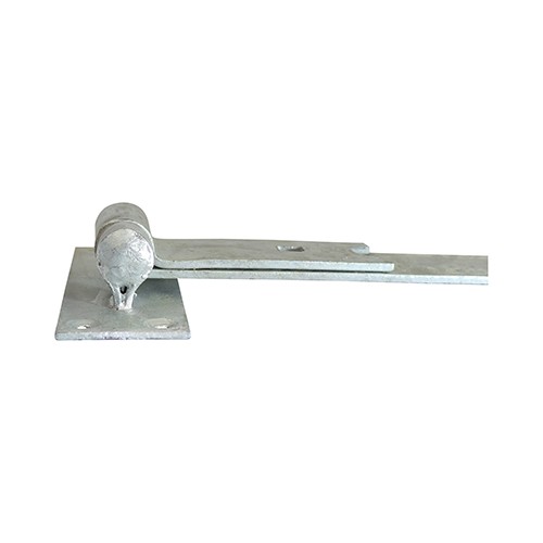 Timco Pair of Straight Band & Hook On Plates - Hot Dipped Galvanised