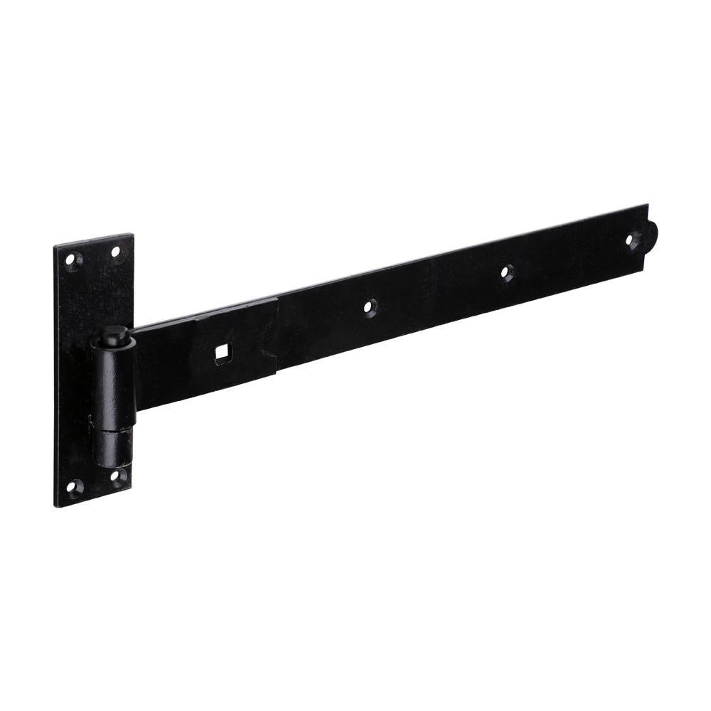 Timco Pair of Straight Band & Hook On Plates - Black