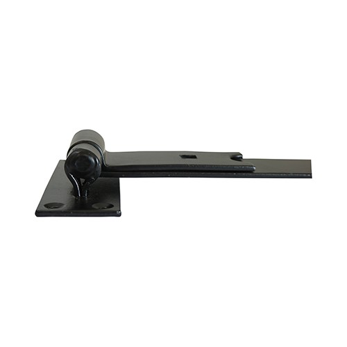 Timco Pair of Straight Band & Hook On Plates - Black