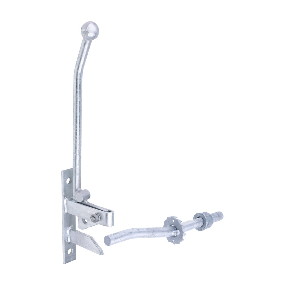 Timco Hunting Type Lift Gate Catch With Cranked Striker - Hot Dipped Galvanised