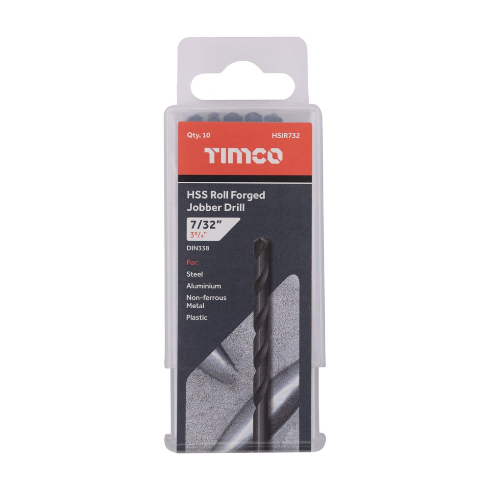 Timco Roll Forged Jobber Drill Bits HSS - Imperial (Packs)