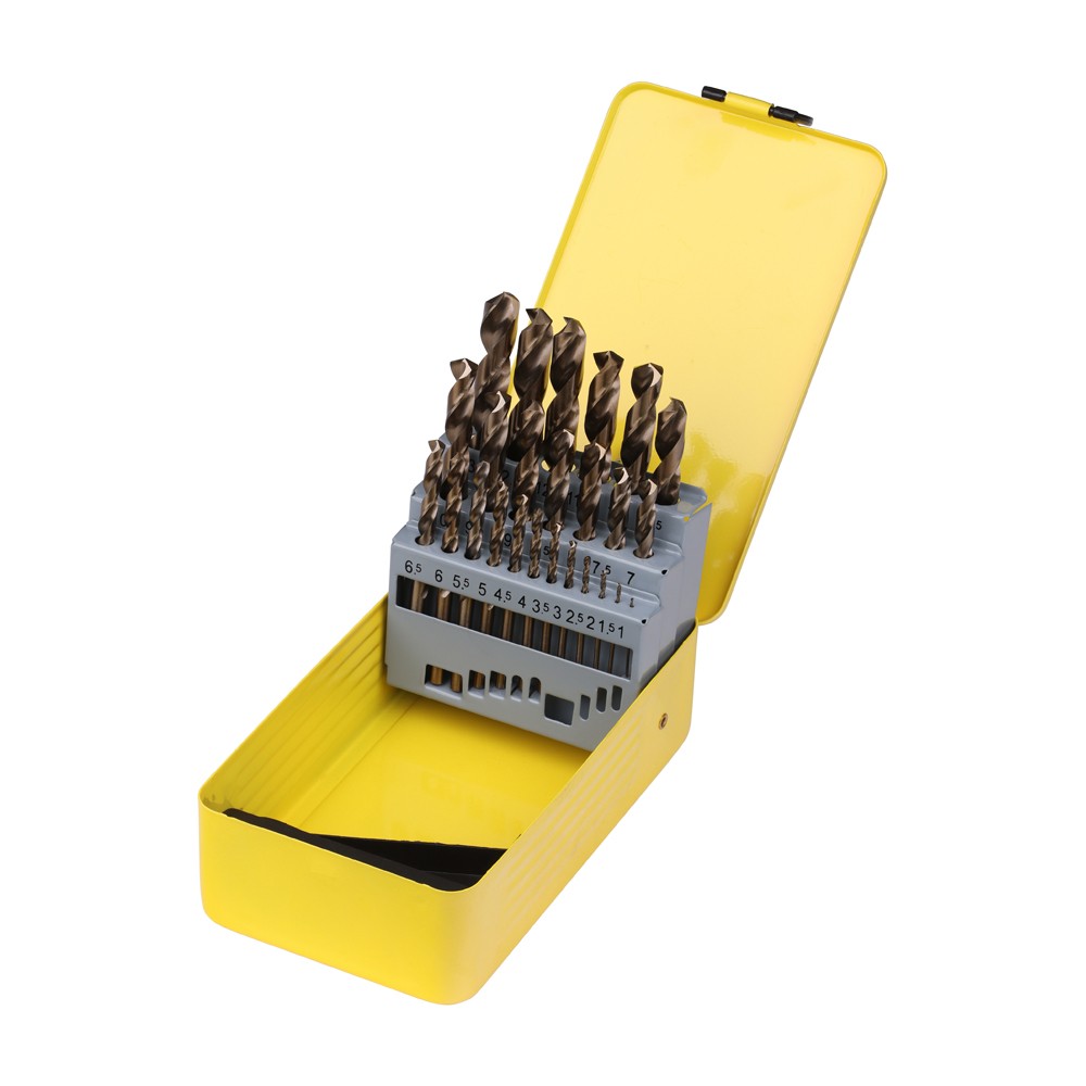 Timco Ground Jobber Drill Bit Set Cobalt M35 25pc