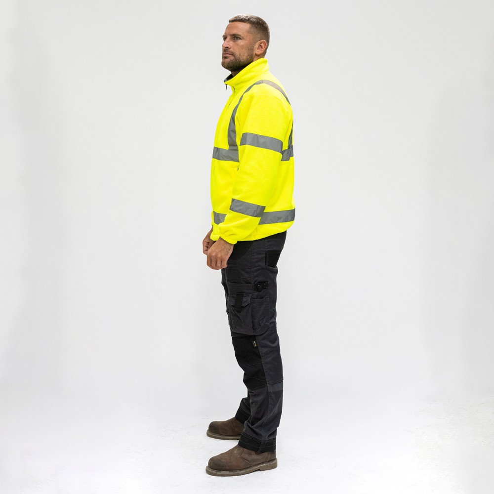 Timco Hi-Visibility Fleece Jacket - Yellow