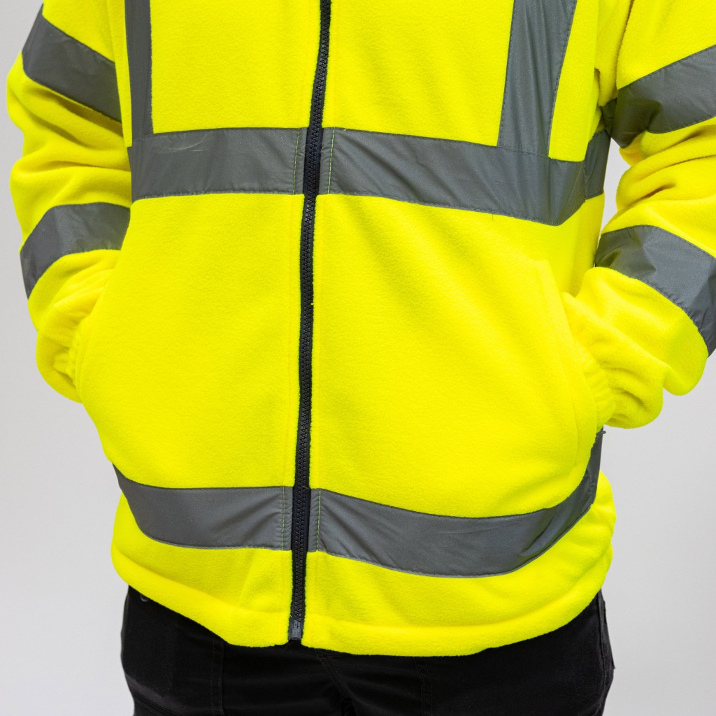 Timco Hi-Visibility Fleece Jacket - Yellow