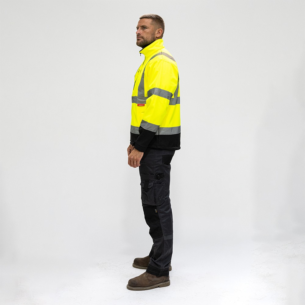 Timco Hi-Visibility Softshell Jacket - Yellow