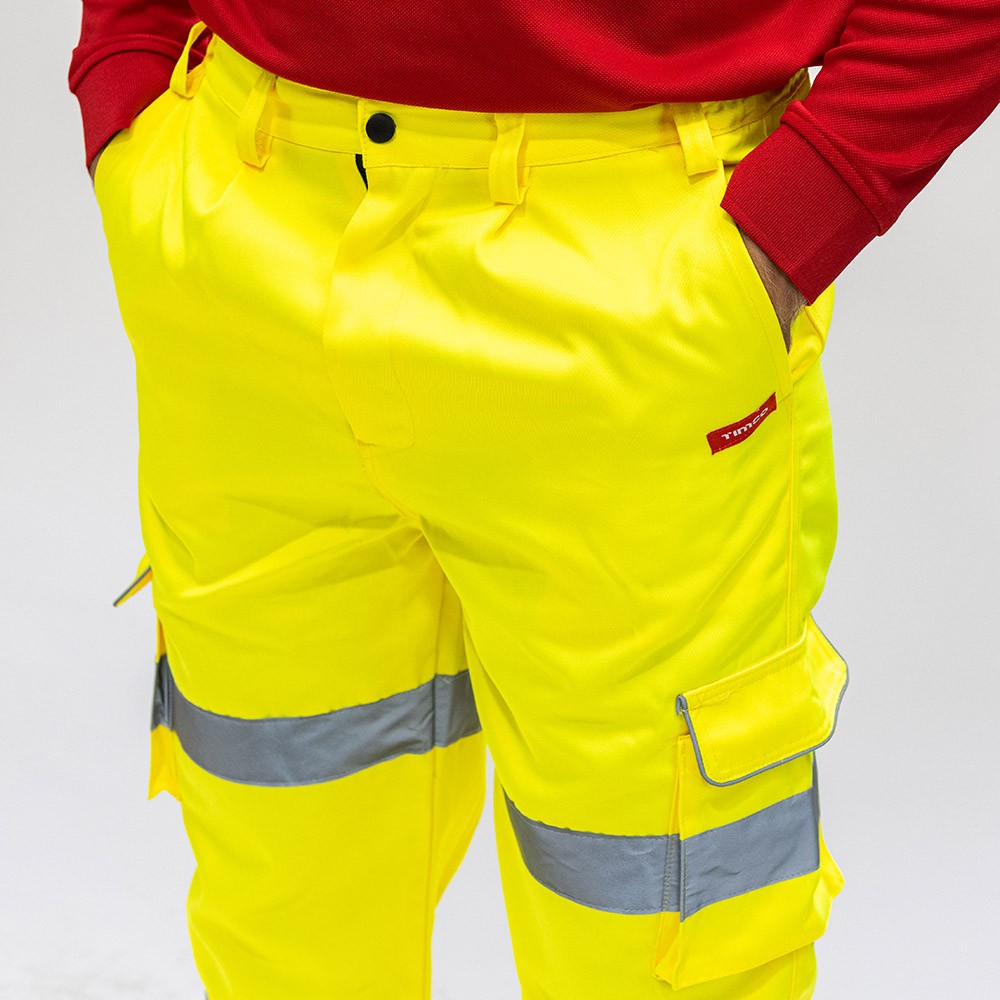 Timco Hi-Visibility Executive Trousers - Yellow