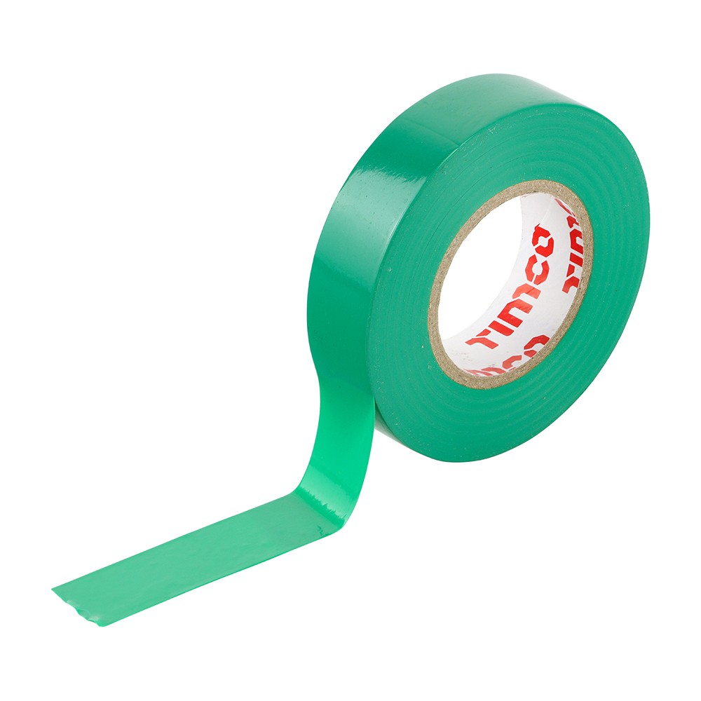 Timco PVC Insulation Tape 25m x 18mm - Green