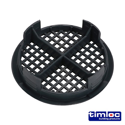 Timco Timloc Push-in Soffit Vent - Grey - 1139