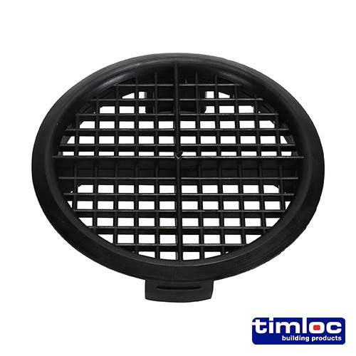 Timco Timloc Push-in Soffit Vent - Black - 1141
