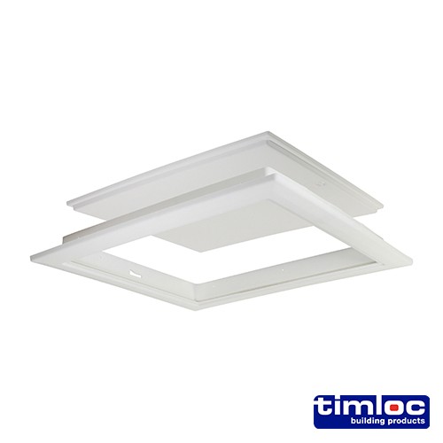 Timco Timloc Loft Access Door - Drop-in - White - 1168