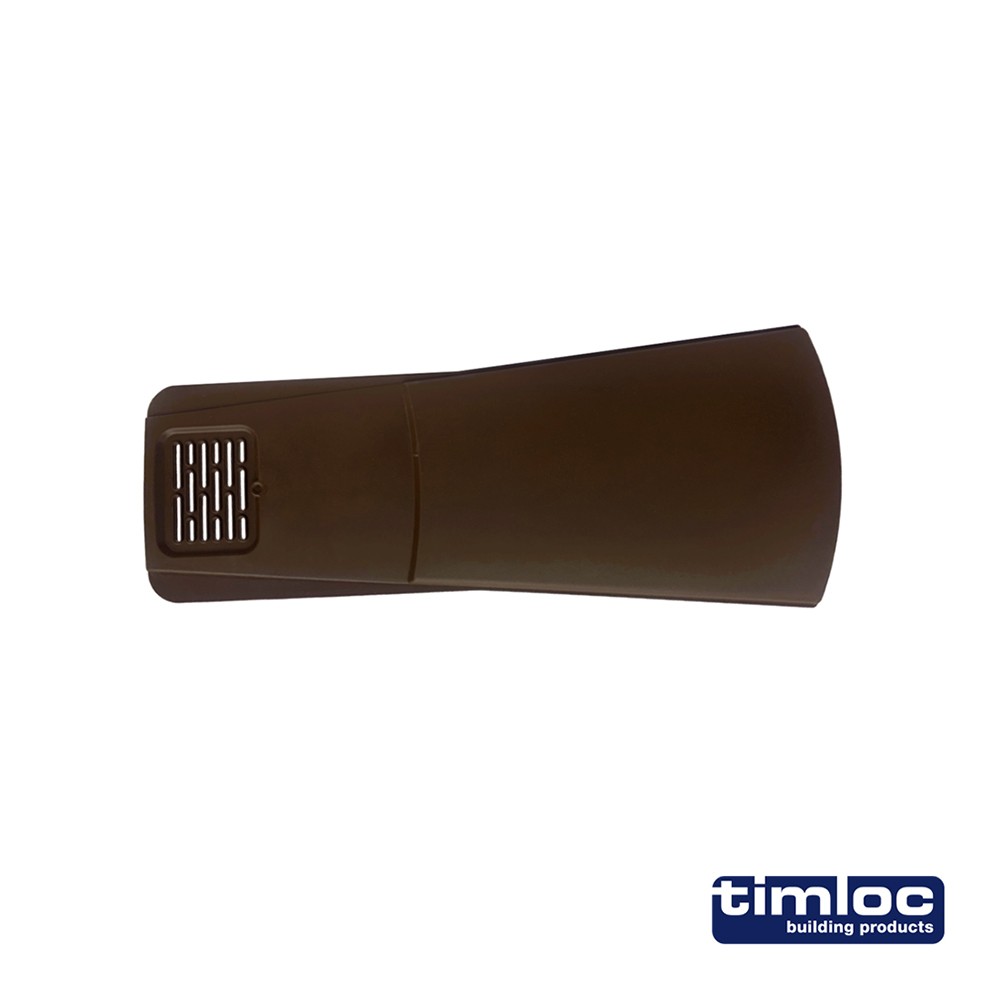 Timco Timloc Ambi-Verge Universal Dry Fix Verge System - Brown - 99142