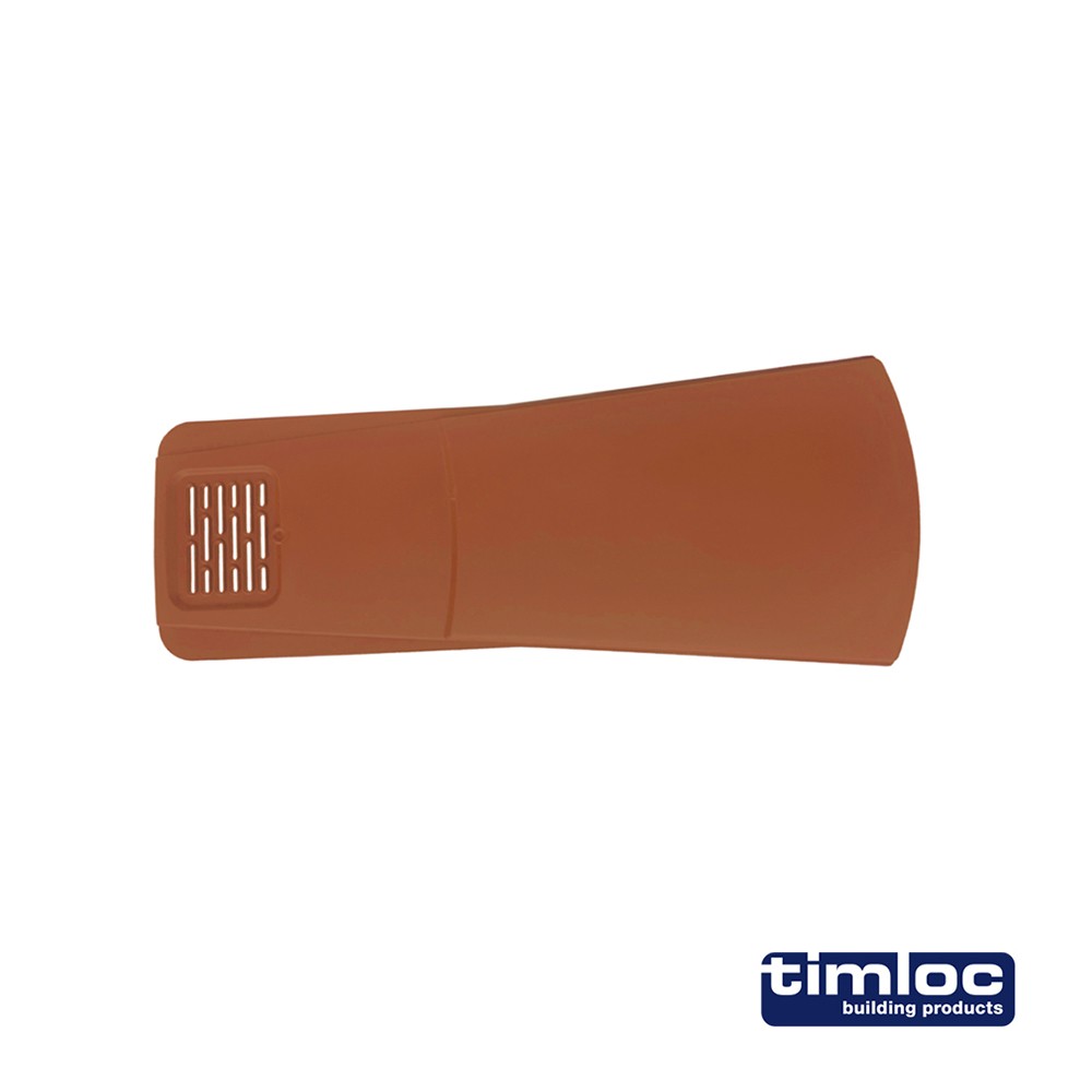 Timco Timloc Ambi-Verge Universal Dry Fix Verge System - Terracotta - 99144