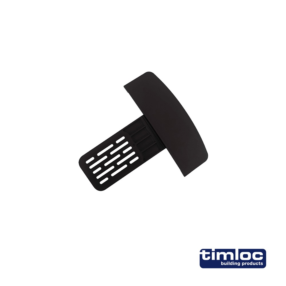 Timco Timloc Ambi-Verge Eaves Starter - Black - 99154