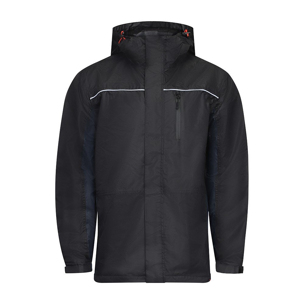 Timco Waterproof Lined Rain Jacket - Black