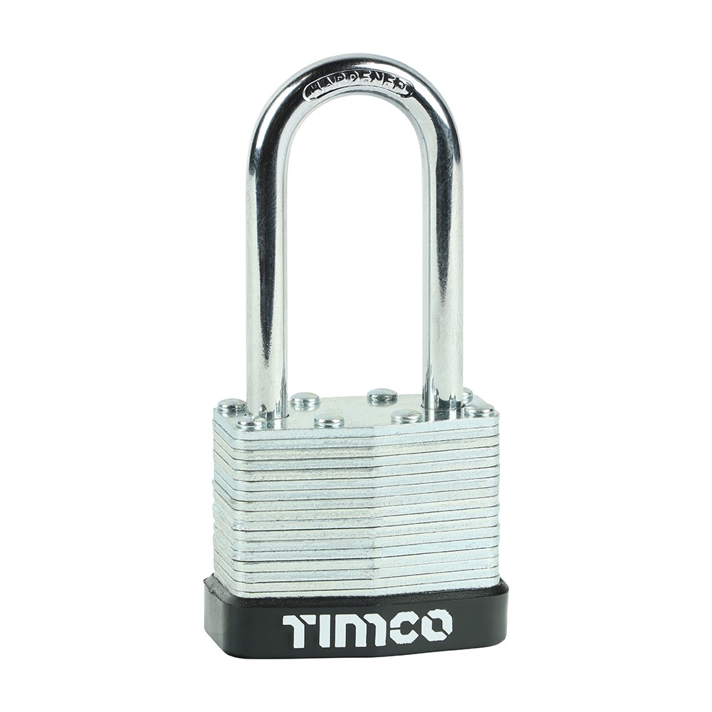 Timco Laminated Padlock Long Shackle