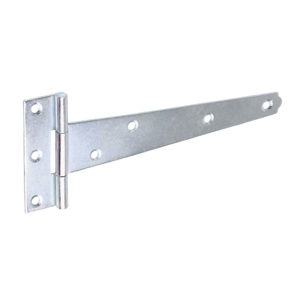 Timco Pair of Light Tee Hinges - Zinc