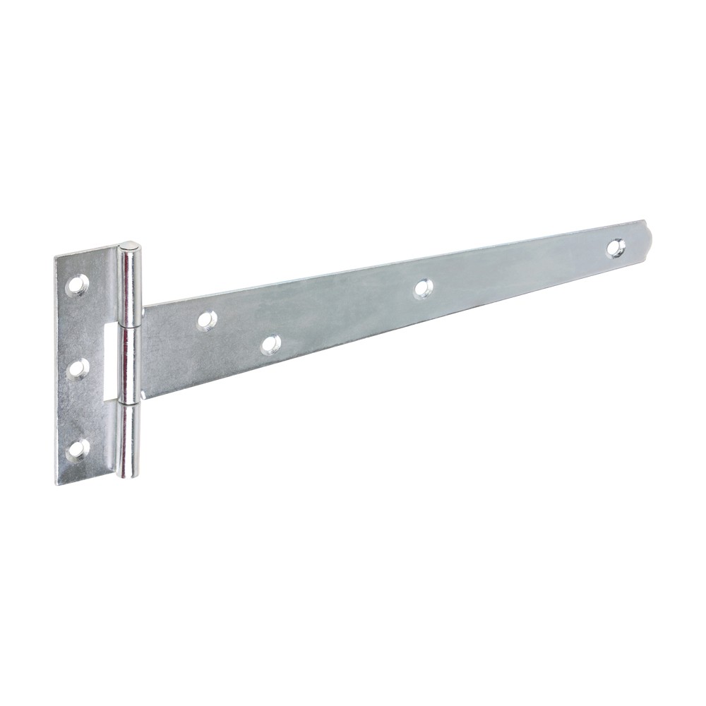 Timco Pair of Light Tee Hinges - Zinc