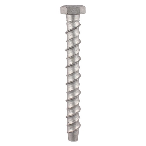 Timco Masonry Bolts Hex - Silver