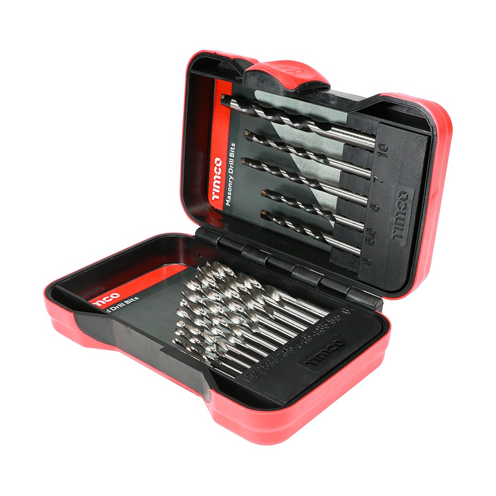 Timco Ground Jobber & Masonry Drill Set 17pc