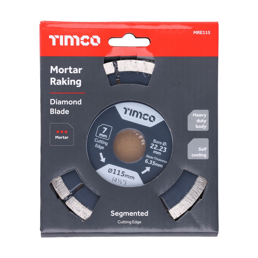 Timco Mortar Raking Diamond Blade - Segmented