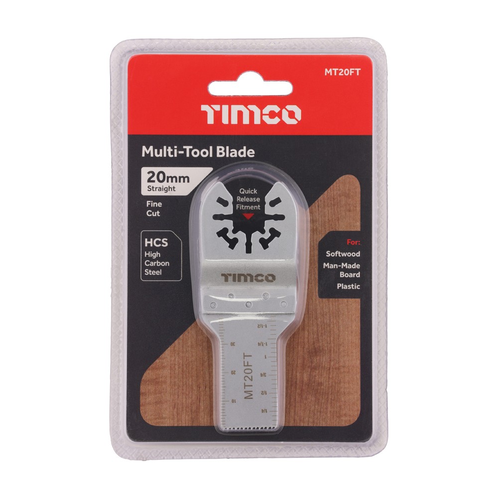 Timco Multi-Tool Blade For Wood - Straight Fine