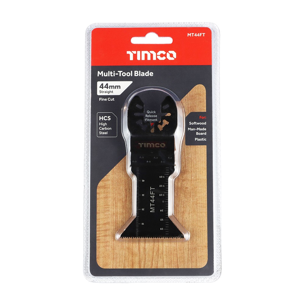 Timco Multi-Tool Blades For Wood - Straight Fine