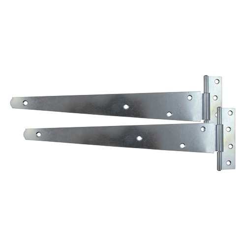 Timco Pair of Medium Tee Hinges - Zinc