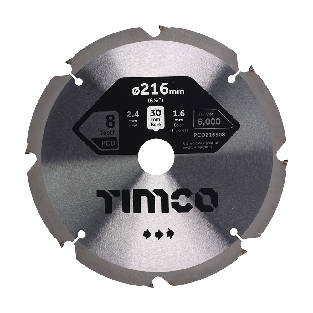 Timco PCD Fibre Cement Saw Blade