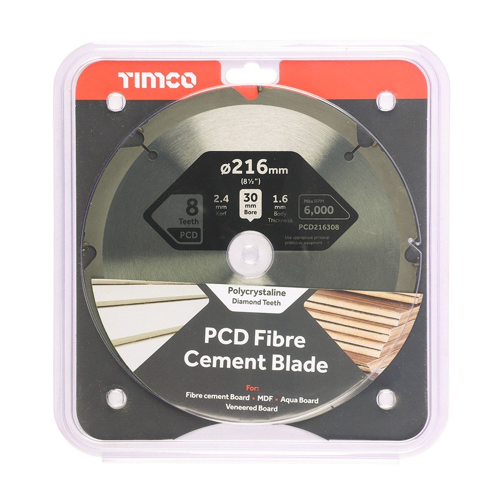 Timco PCD Fibre Cement Saw Blade
