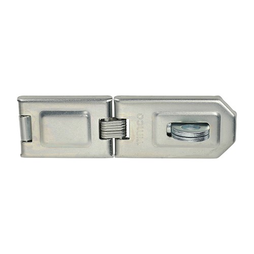 Timco Single Hinged Hasp & Staple - Zinc