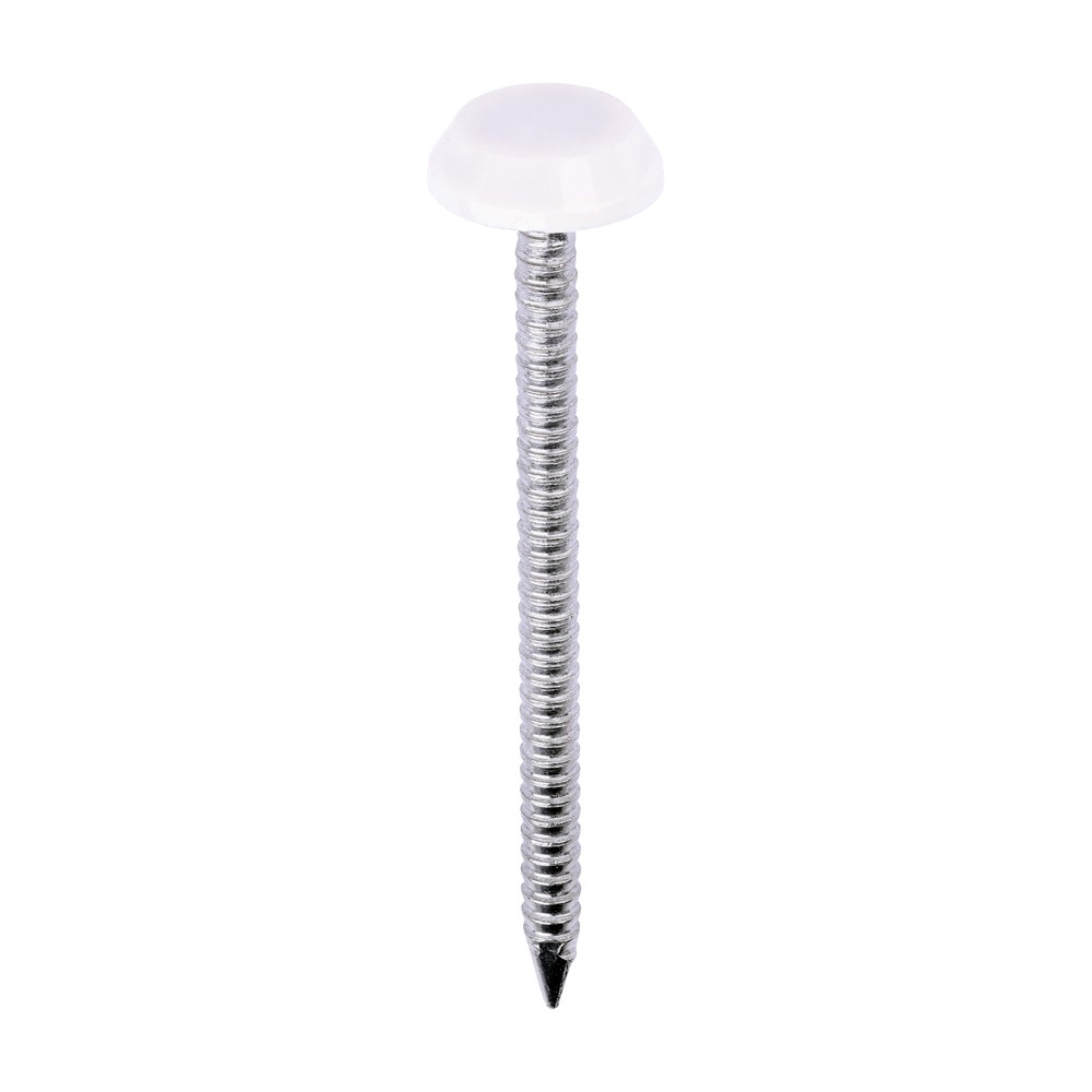 Timco Polymer Headed Nails 50mm - Colours - A4 Stainless Steel 100 Pack