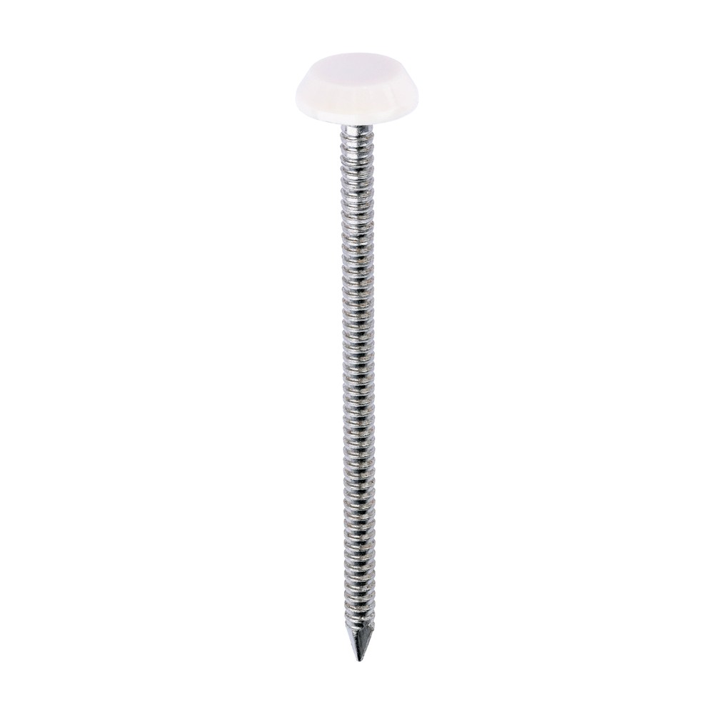 Timco Polymer Headed Nails 65mm - Colours - A4 Stainless Steel 100 Pack